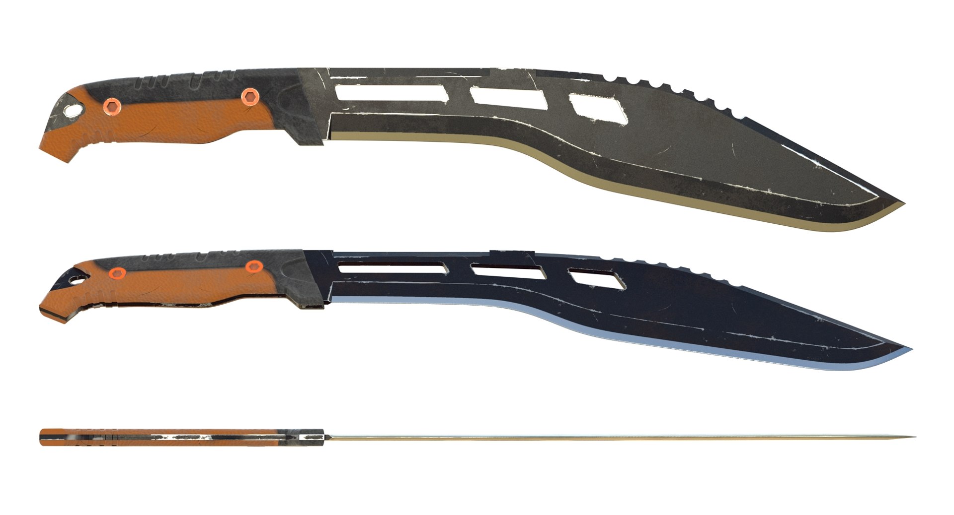 3d used https://p.turbosquid.com/ts-thumb/IY/xQW4pY/q4WaVwKw/machete_003/jpg/1482509342/1920x1080/fit_q87/d2664374776151ada9ffa5e3c7488ce4c6041faa/machete_003.jpg