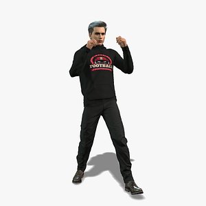 Realistic 3D Male Human Character Model