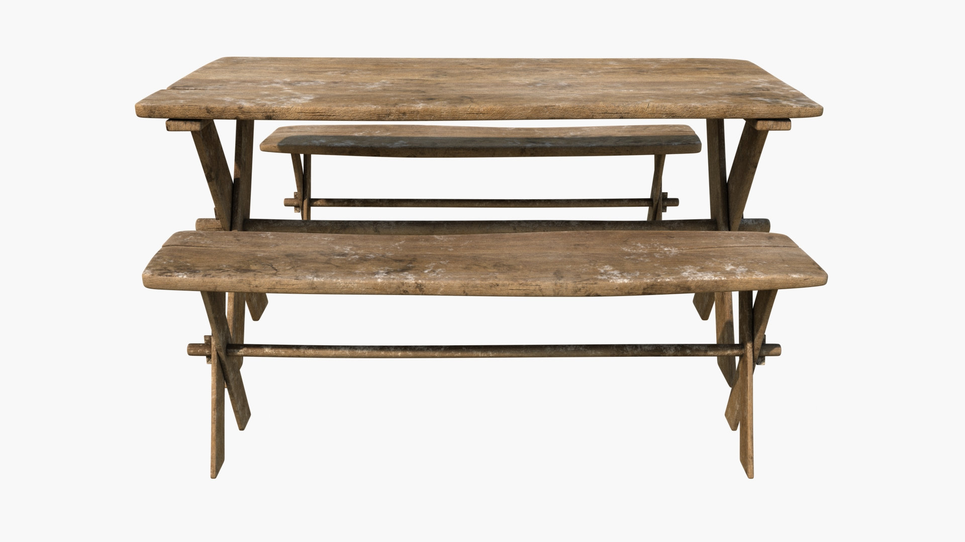 Medieval Table and Bench 8K PBR Textures 3D model - TurboSquid 2006934