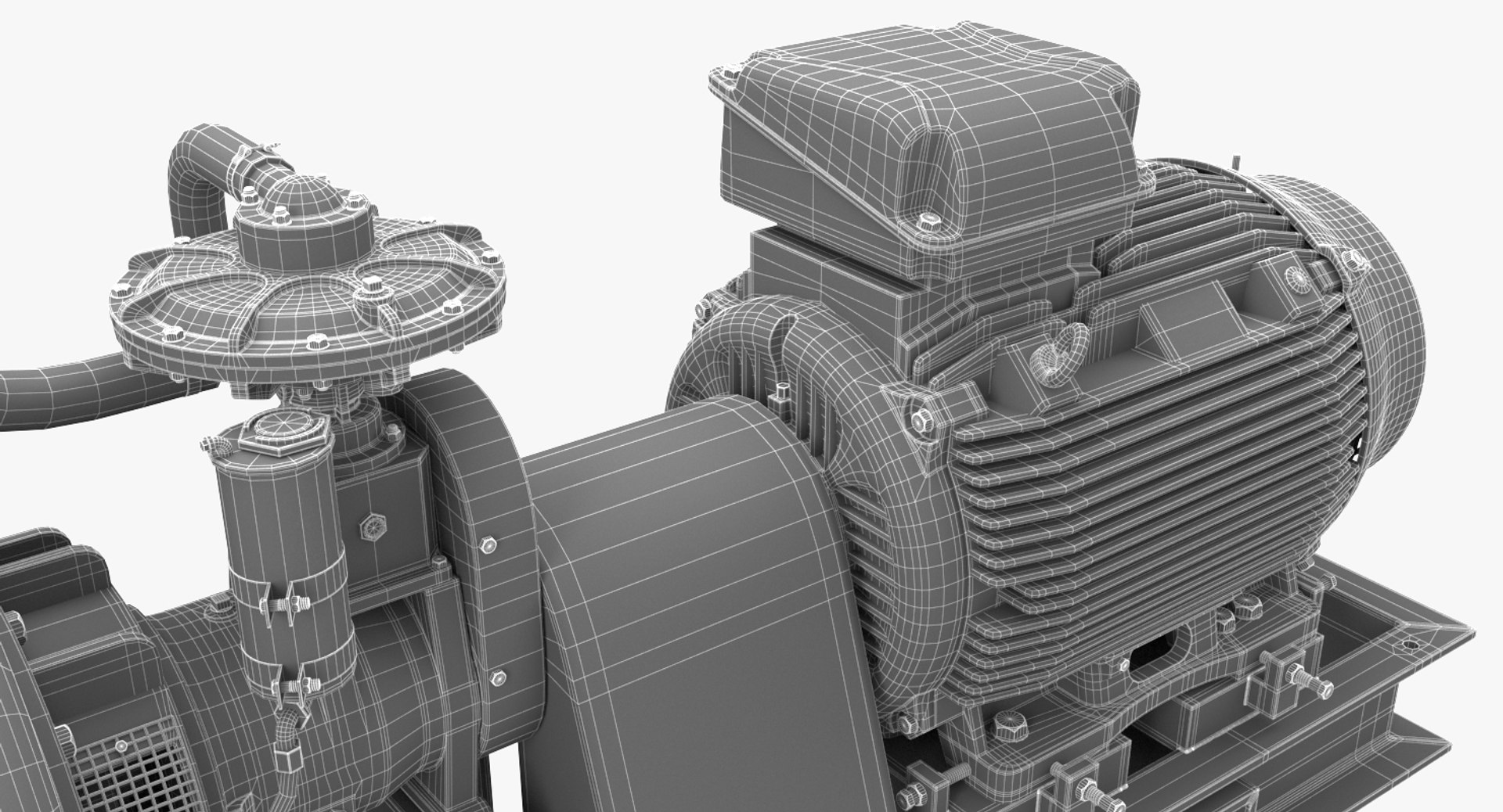 3D Water Pump Motor Model TurboSquid 1157407