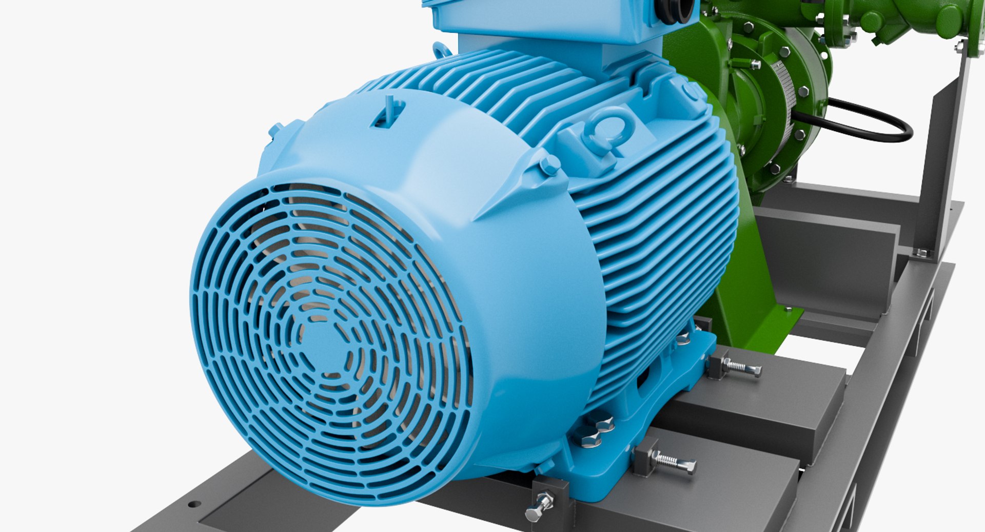 3D Water Pump Motor Model TurboSquid 1157407