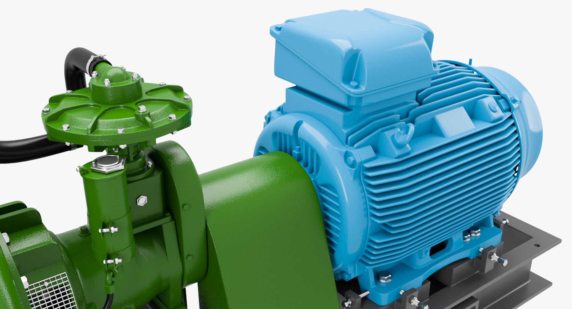 3D Water Pump Motor Model TurboSquid 1157407