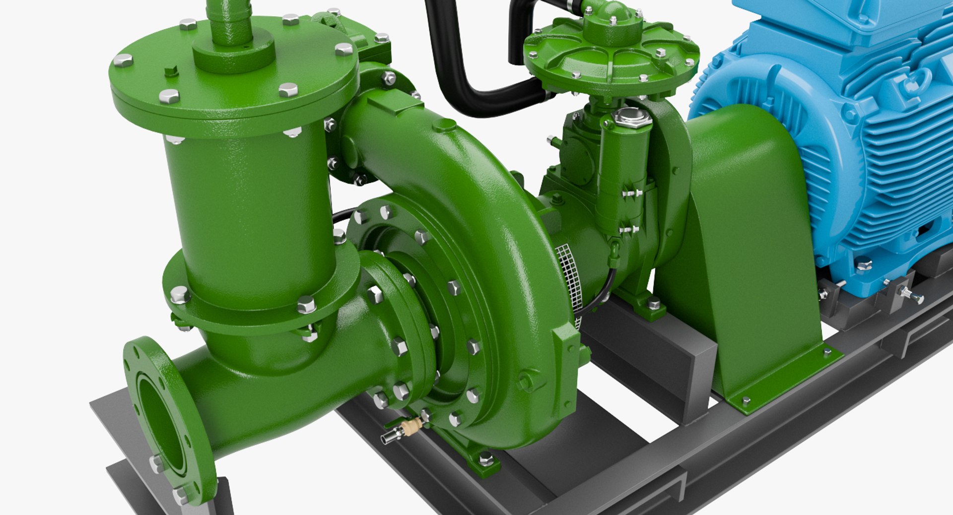 3D Water Pump Motor Model TurboSquid 1157407