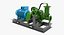 3D water pump motor model