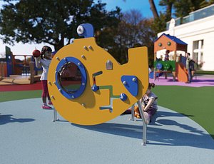 galopin fac15 playground modeled 3D model