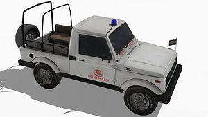 Maruti Gypsy_Delhi Police