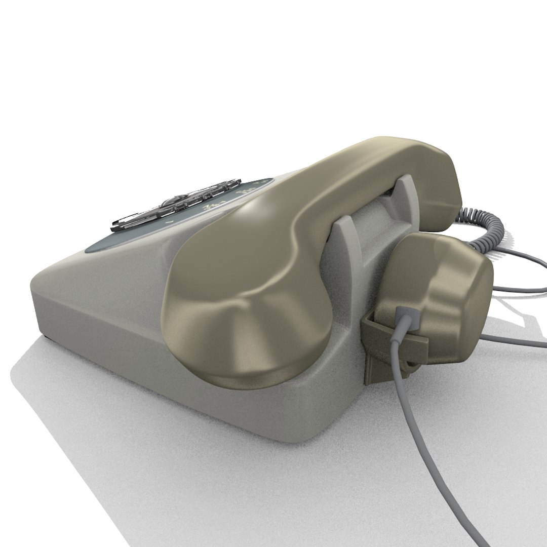 Dial Phone Model - TurboSquid 1243862