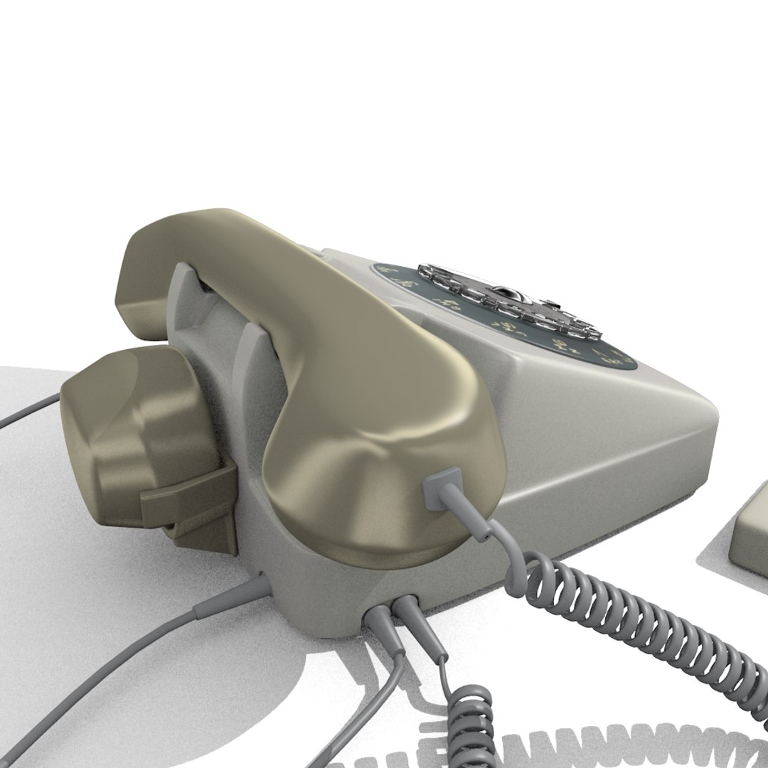 Dial Phone Model - TurboSquid 1243862