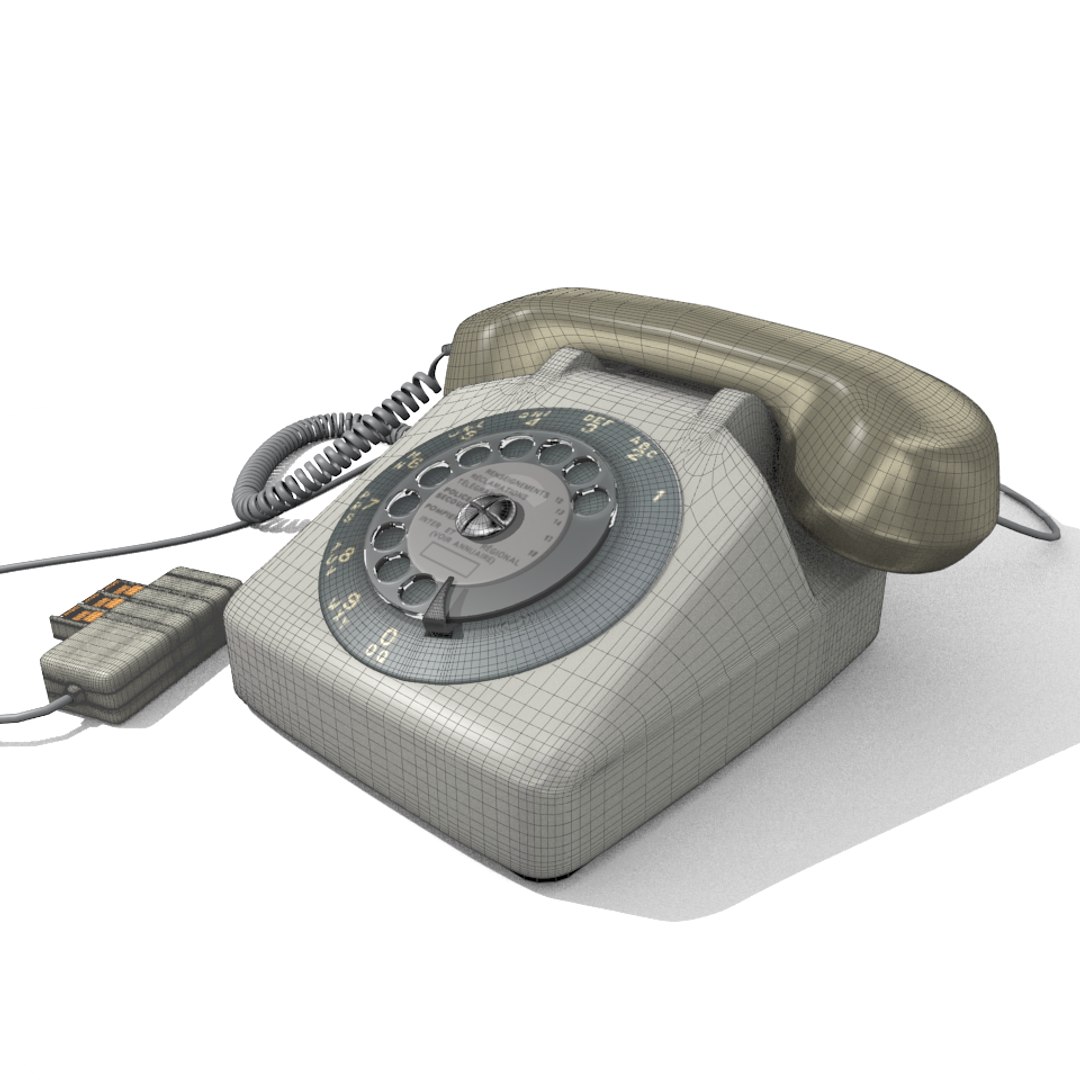 Dial Phone Model - TurboSquid 1243862