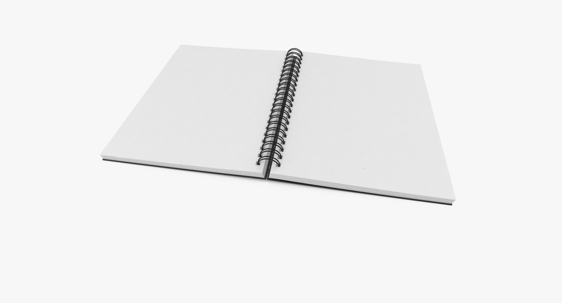 Spiral Sketchbook 02 3D Model - TurboSquid 1209501