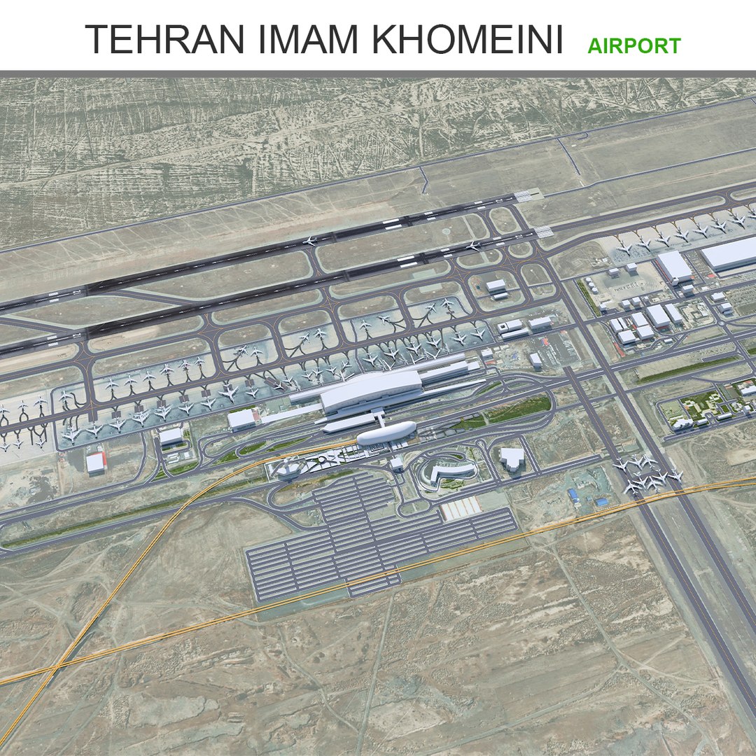 Tehran Imam Khomeini Airport 3D - TurboSquid 2005542