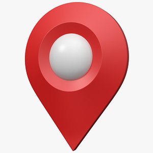 Location Sign 13v PBR 3D