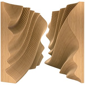 3D Parametric Wall 016 model