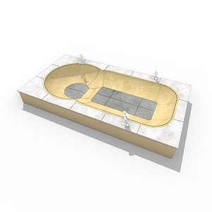 3D Bowl 01 - Skate Park model
