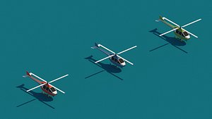 cartoon city 3D model