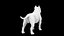 Statua del cane Pitbull, modello stampabile in 3D
