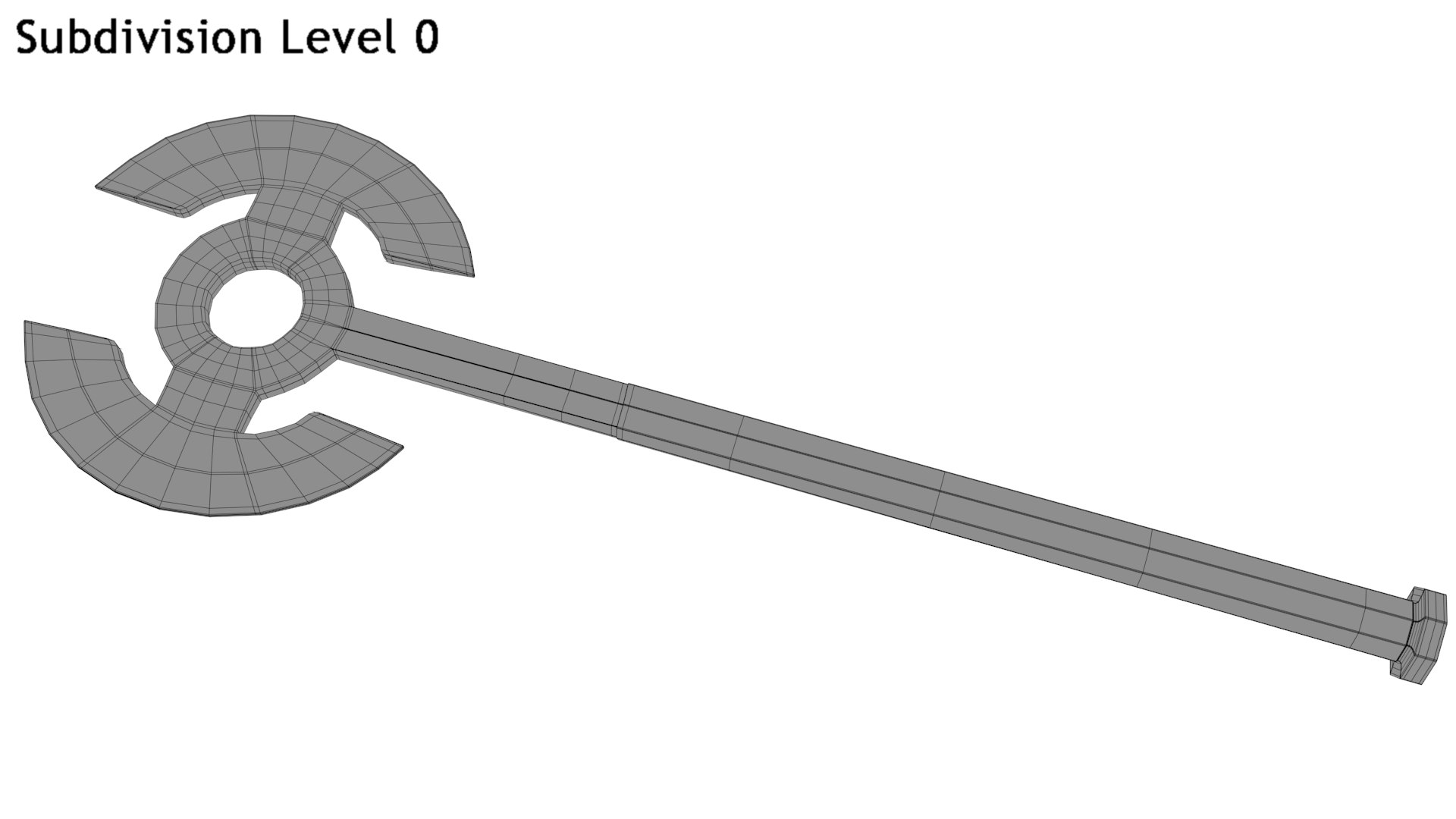 3D labrys metallic - TurboSquid 1596402