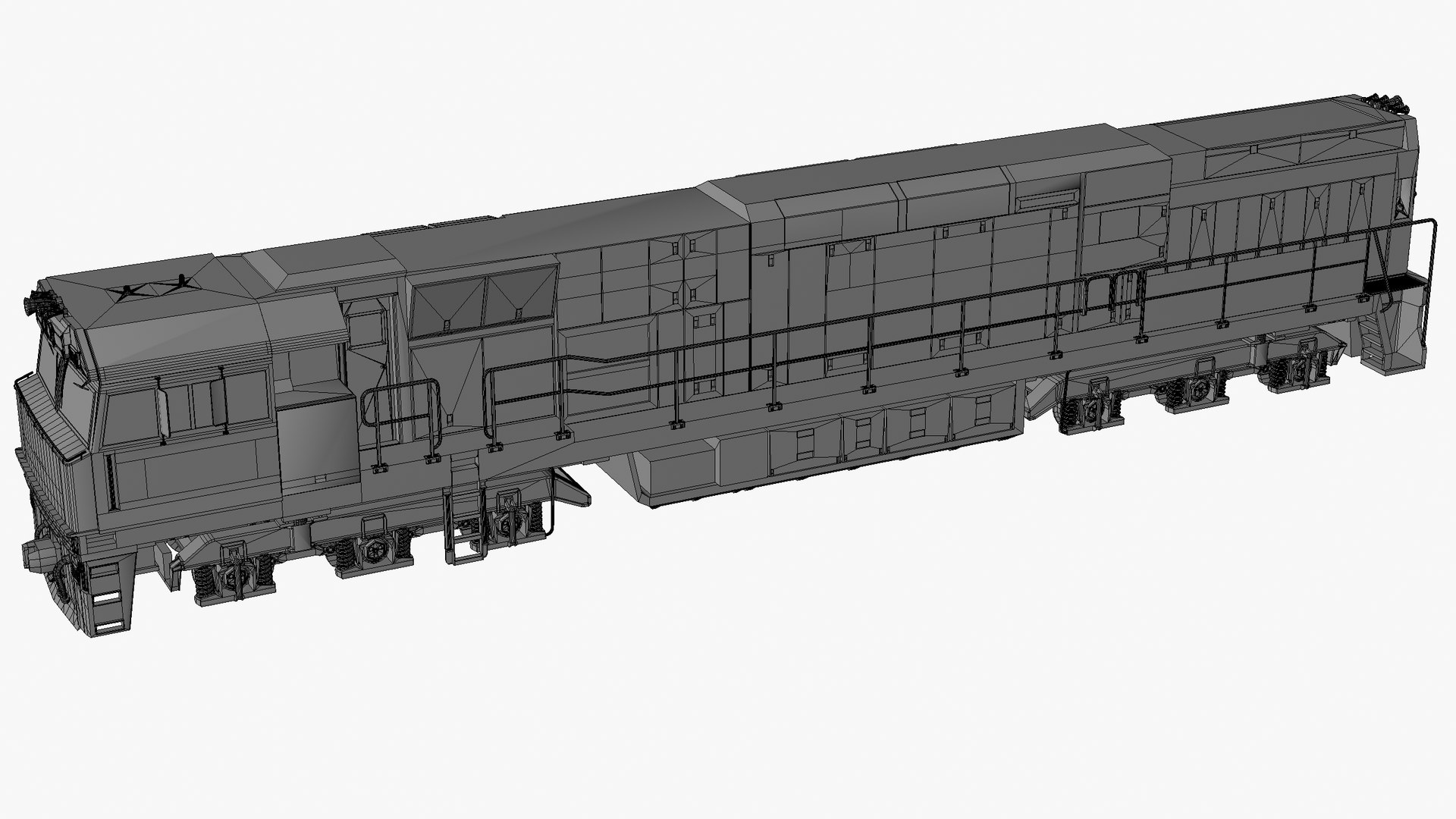 3D Australian Nr Class Nr30 Great Southern Diesel Electric Locomotive ...