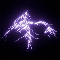 Generator Lightning Strike Animated For Blender