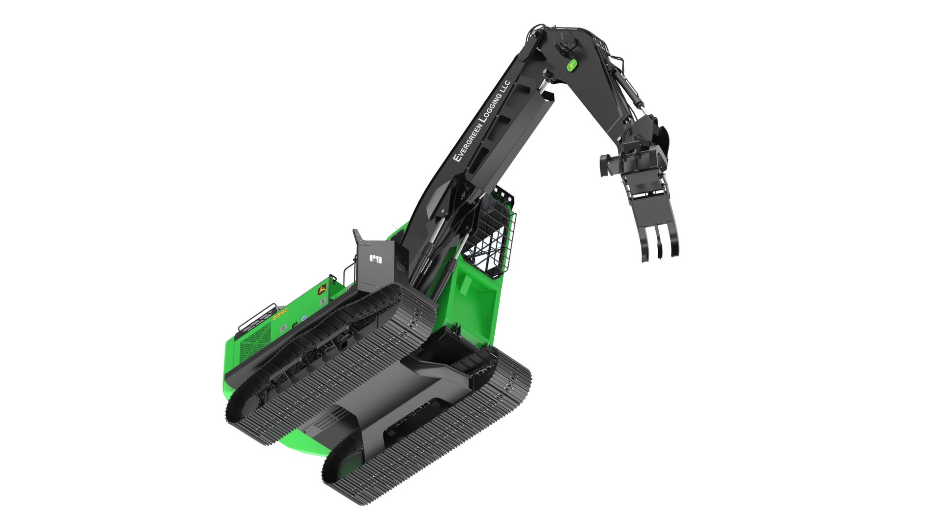 3D 2021 John Deere 2156G Log Loader - TurboSquid 2363410