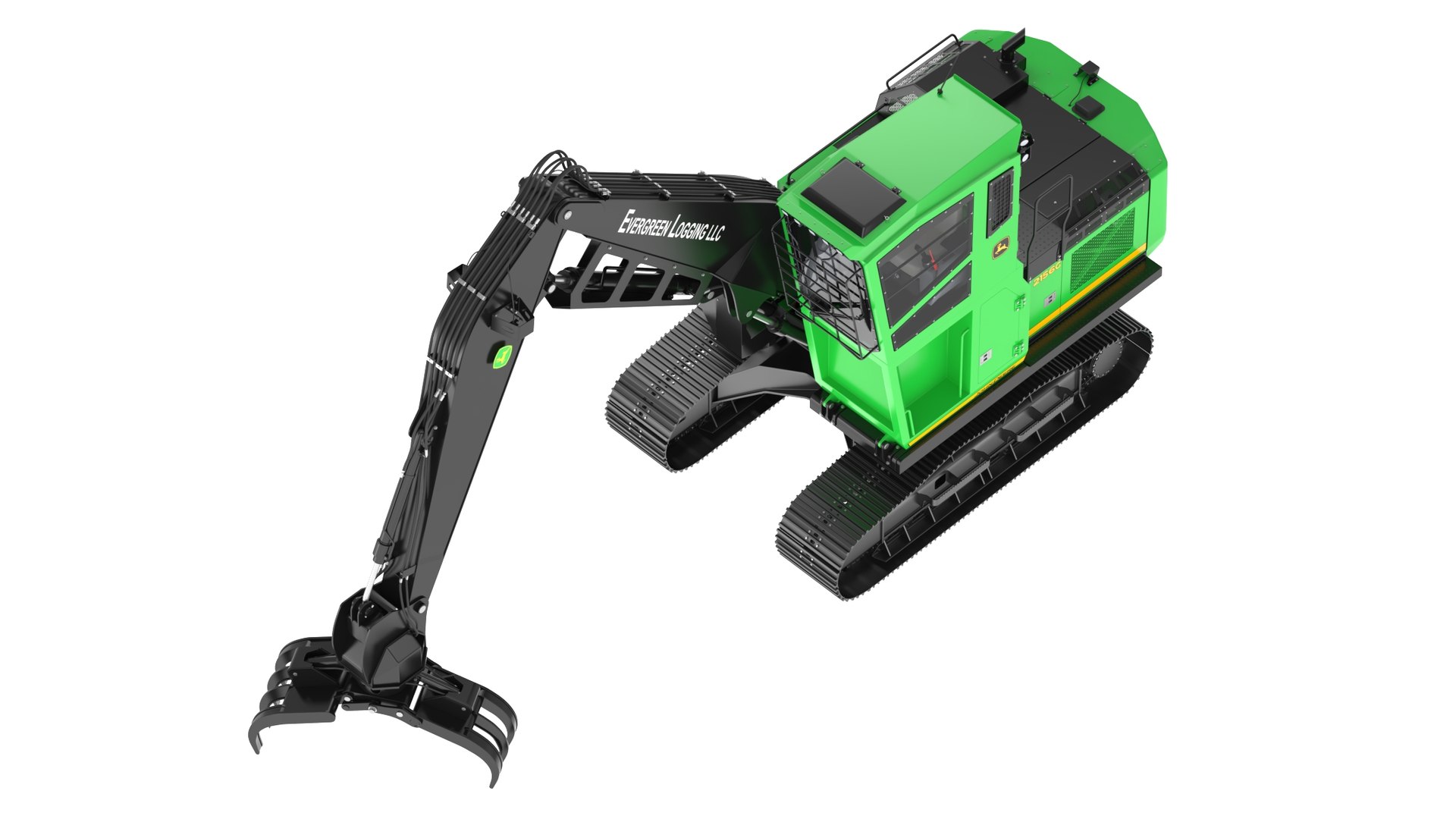 3D 2021 John Deere 2156G Log Loader - TurboSquid 2363410