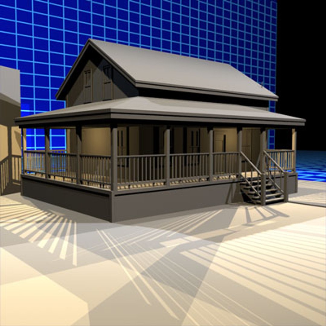 3d Farm House 01 Model