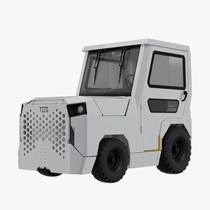 Airport TUG Endurance Tractor 3D model