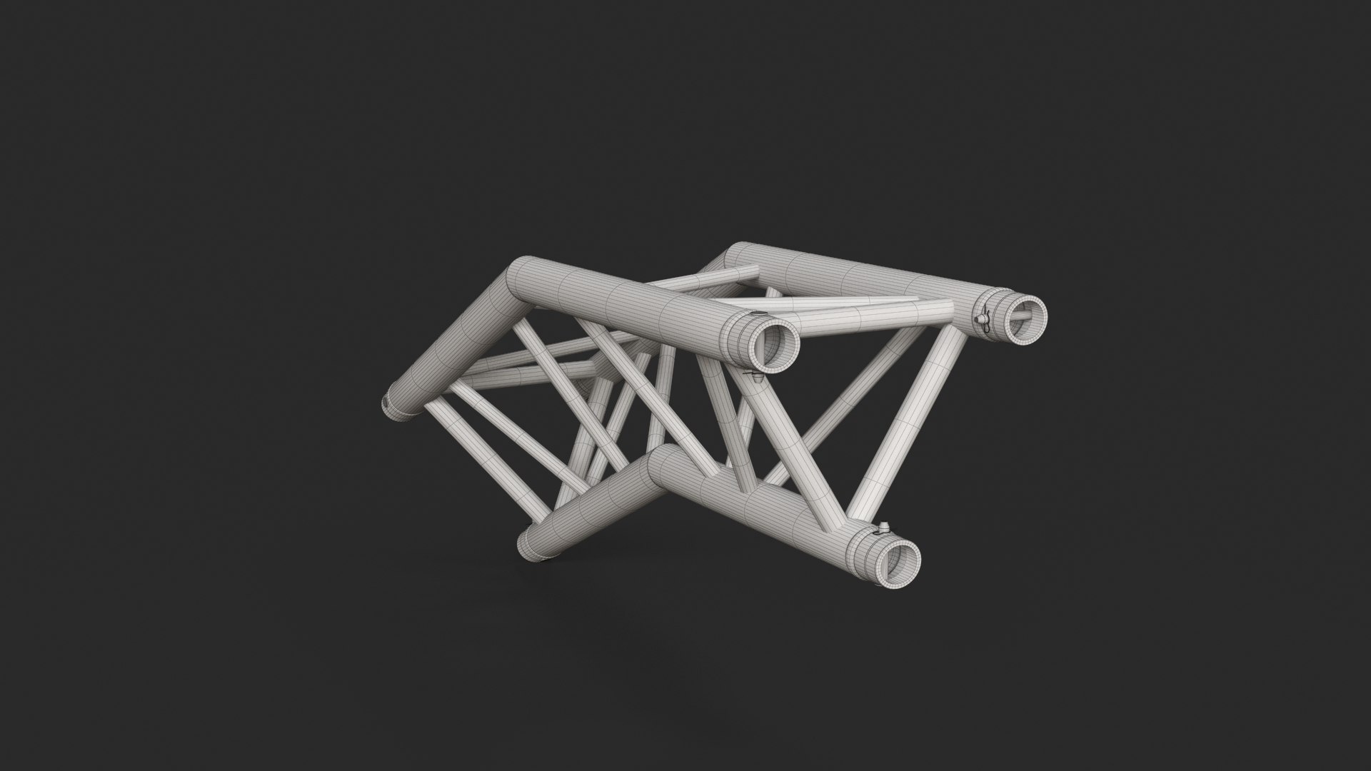 Triangular Truss A 30T K3 3D Model - TurboSquid 2044740