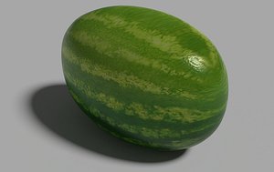 Watermelon DAE and BLEND 3D model
