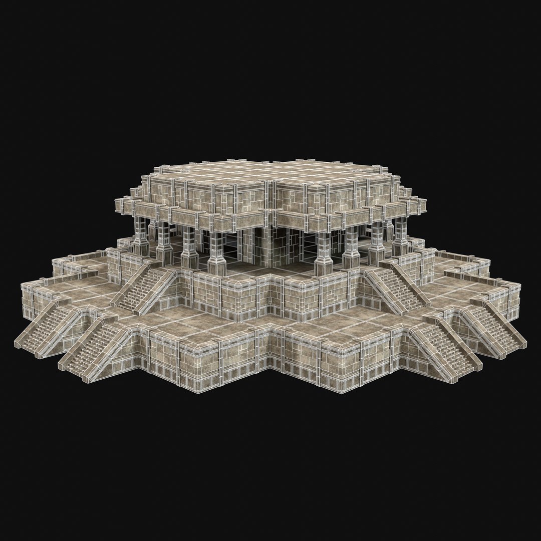 3D model ANCIENT TEMPLE PYRAMID AZTEC MAYAN INCA PLATFORM RUIN COLLECTION https://p.turbosquid.com/ts-thumb/IZ/utGFgR/2M/006_wireframe/png/1687428111/1920x1080/fit_q87/015b7fd9d522b0ec24c844fa5e5df71463ff5051/006_wireframe.jpg