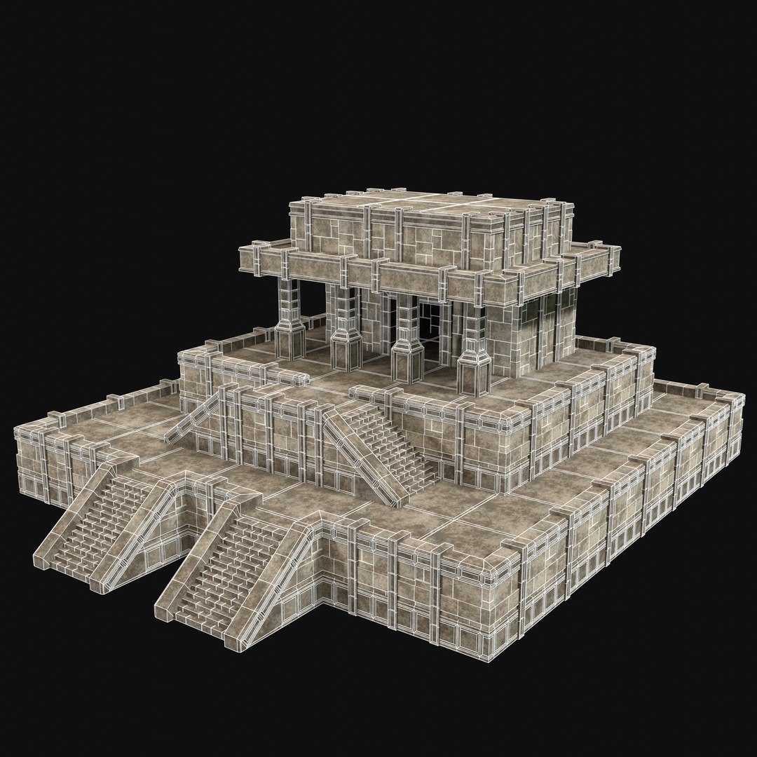 3D model ANCIENT TEMPLE PYRAMID AZTEC MAYAN INCA PLATFORM RUIN COLLECTION https://p.turbosquid.com/ts-thumb/IZ/utGFgR/B9/004_wire/png/1687427999/1920x1080/fit_q87/90192dad73eae65fe6ad95c4d00b6f4e59f7082f/004_wire.jpg
