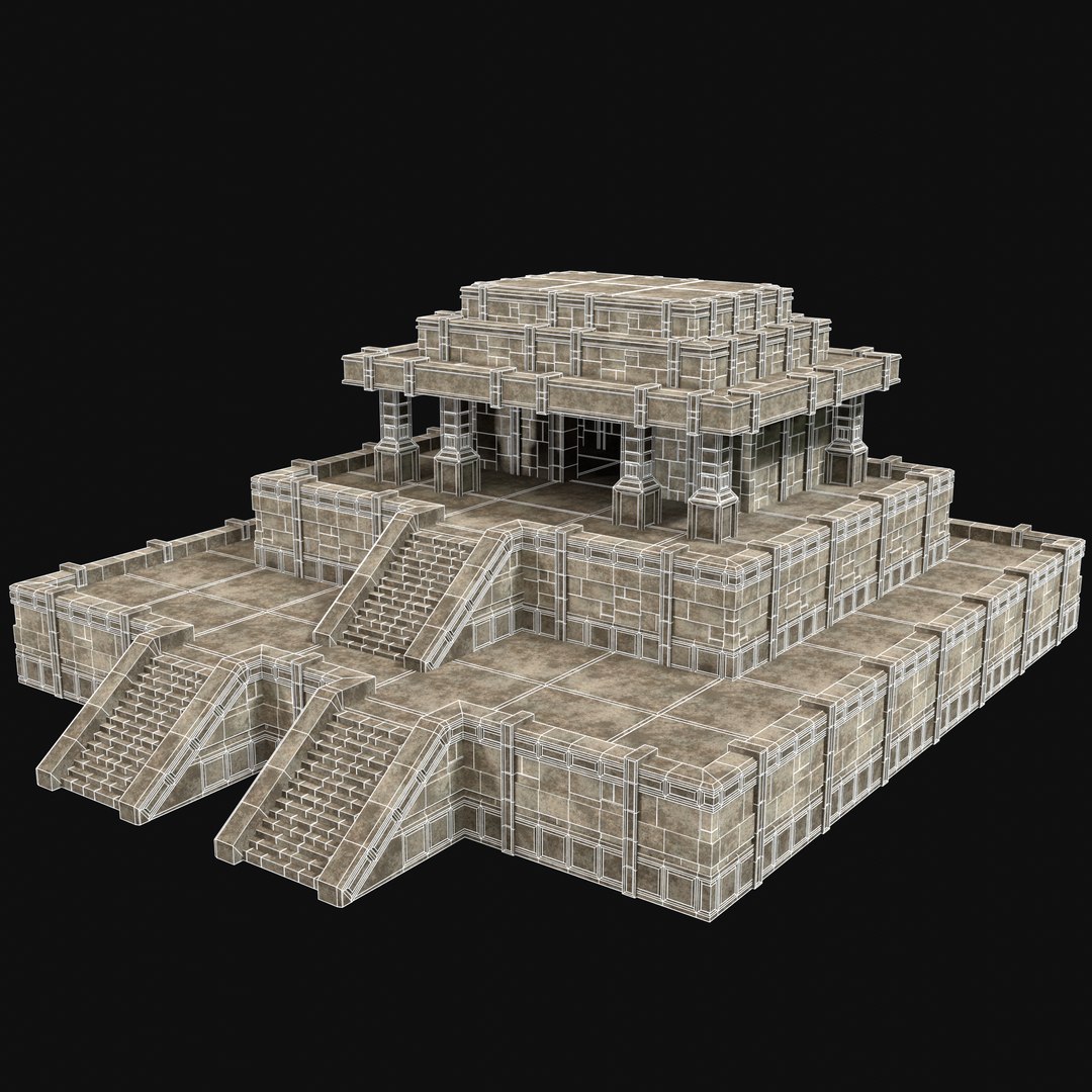 3D model ANCIENT TEMPLE PYRAMID AZTEC MAYAN INCA PLATFORM RUIN COLLECTION https://p.turbosquid.com/ts-thumb/IZ/utGFgR/c4/003_wire/png/1687427971/1920x1080/fit_q87/c4bbd57340d4872b83c10e9bffe299bf1d0beef8/003_wire.jpg