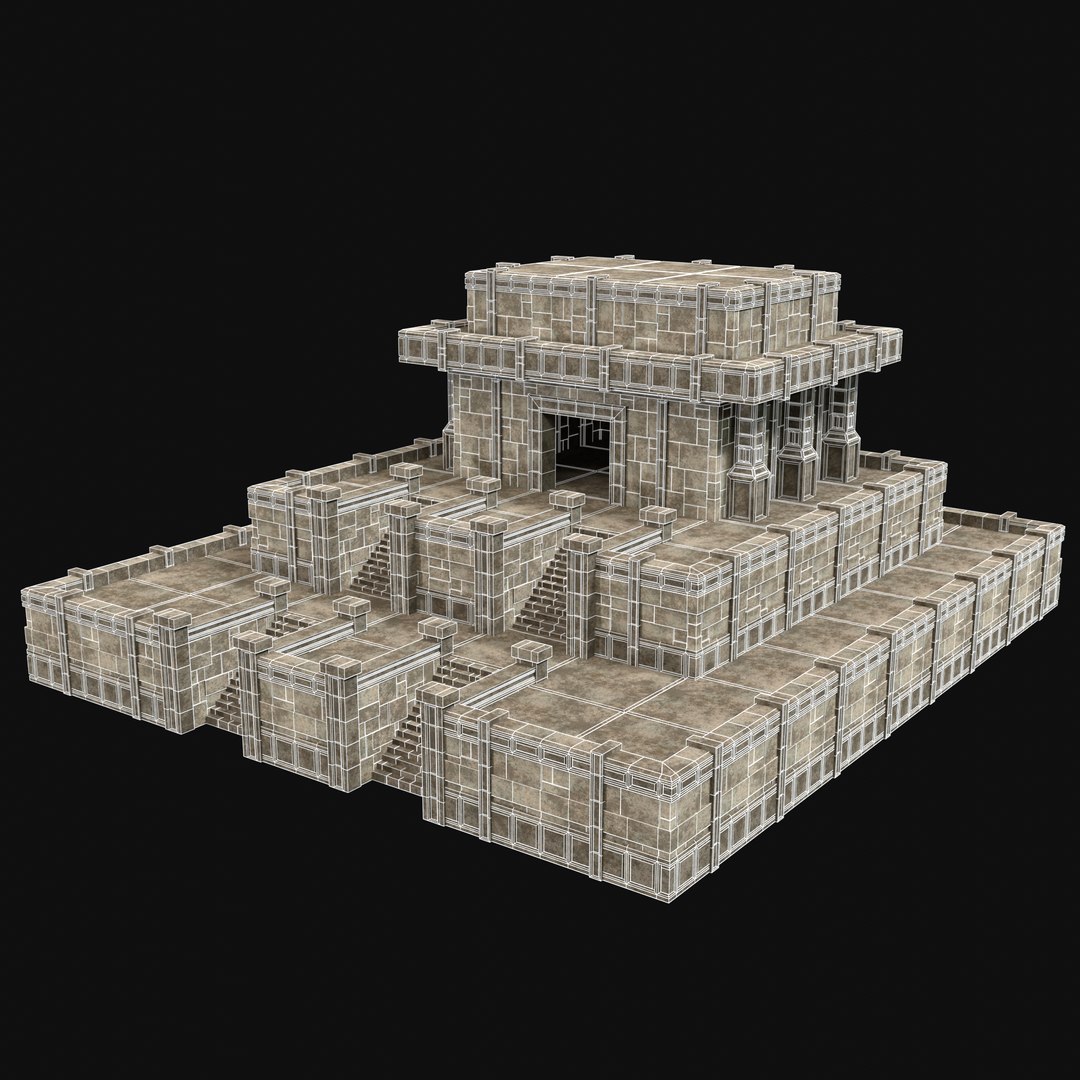 3D model ANCIENT TEMPLE PYRAMID AZTEC MAYAN INCA PLATFORM RUIN COLLECTION https://p.turbosquid.com/ts-thumb/IZ/utGFgR/fY/005_wire/png/1687428024/1920x1080/fit_q87/2a5ce0b13508c05d0f573c959d566777608cbad5/005_wire.jpg