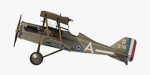3D model royal aircraft se5a edward