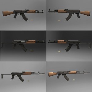 zastava m-70 rifles 3D