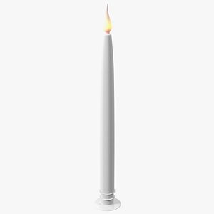 3D Electric Taper Long Candle model