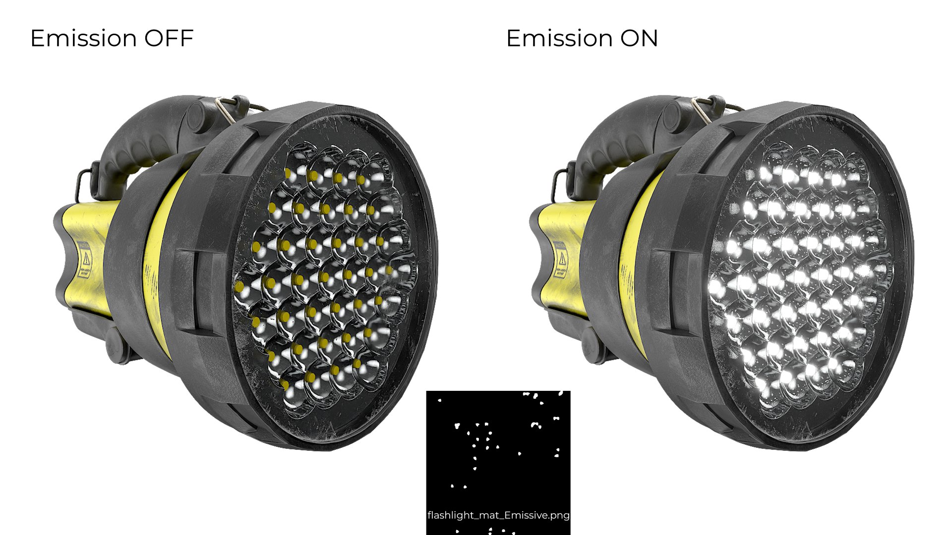 Generic Industrial LED Flashlight 3D model https://p.turbosquid.com/ts-thumb/Ia/2Ee3mu/oN/emissionoffon/png/1785686074/1920x1080/fit_q87/221af06cc00ab670847c42a7898aaf5826ede707/emissionoffon.jpg