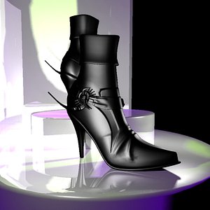 free female shoe 3d model