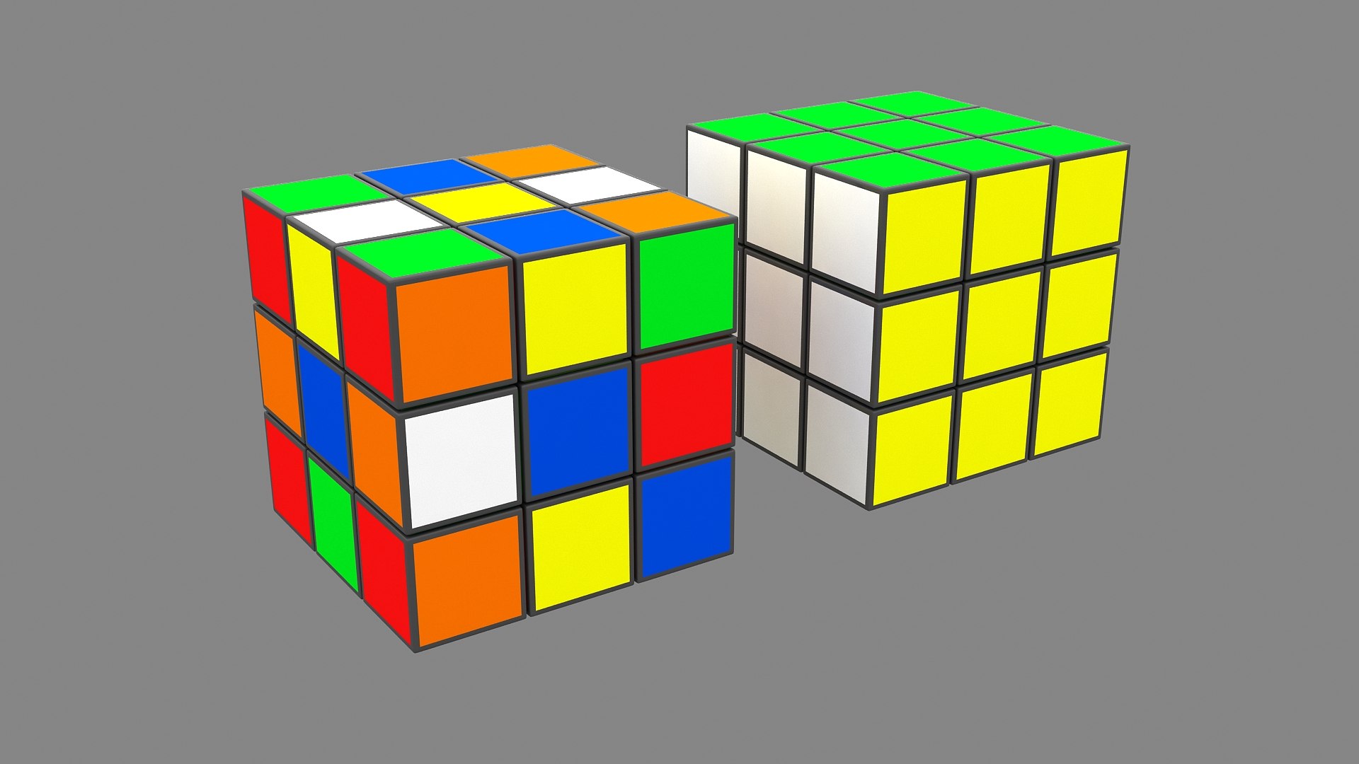 3D Animated Rubiks Cube 6x6 model - TurboSquid 2081471