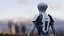 sci-fi character rigged 3D model