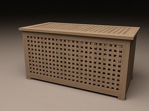 ikea hol storage table 3d model