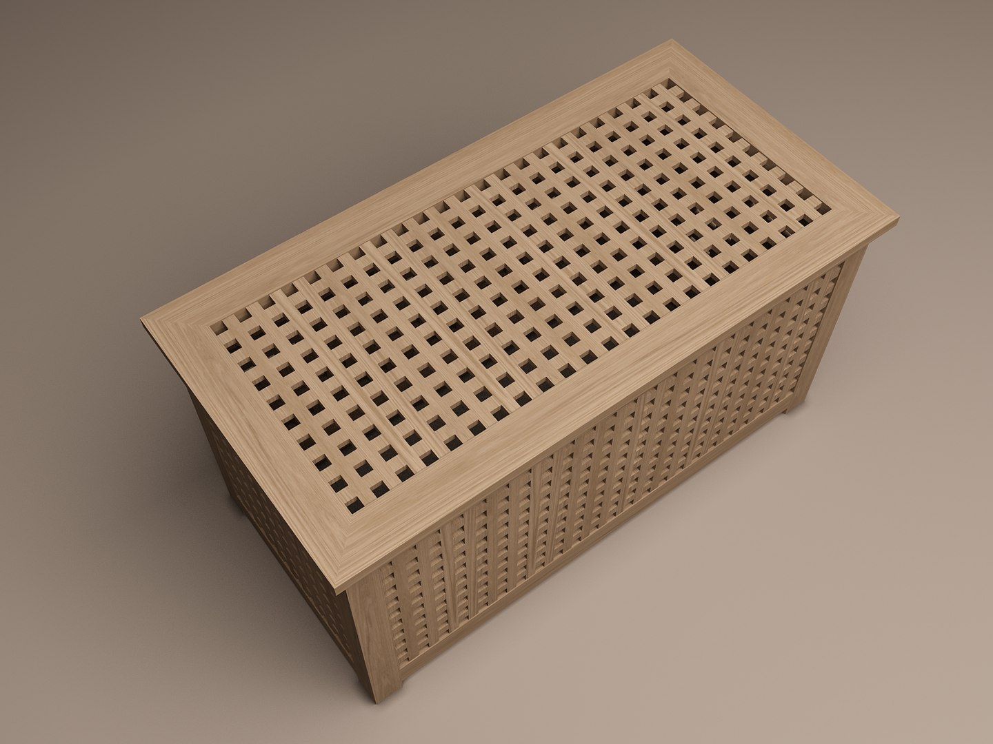 Ikea Hol Storage Table 3d Model