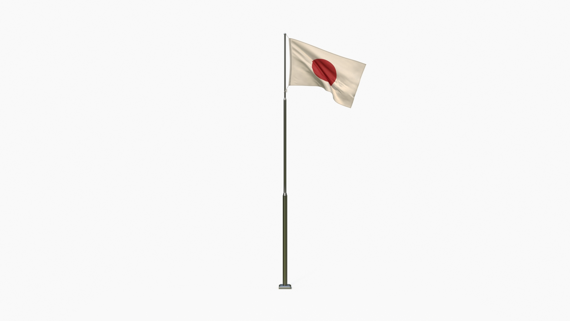 Japanese Flag - Japan - Animated 3D Model $9 - .max .fbx .obj - Free3D