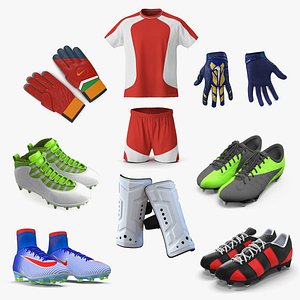 Soccer Uniform Collection 3 3D model