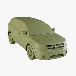 3D Dodge Journey 2011 model