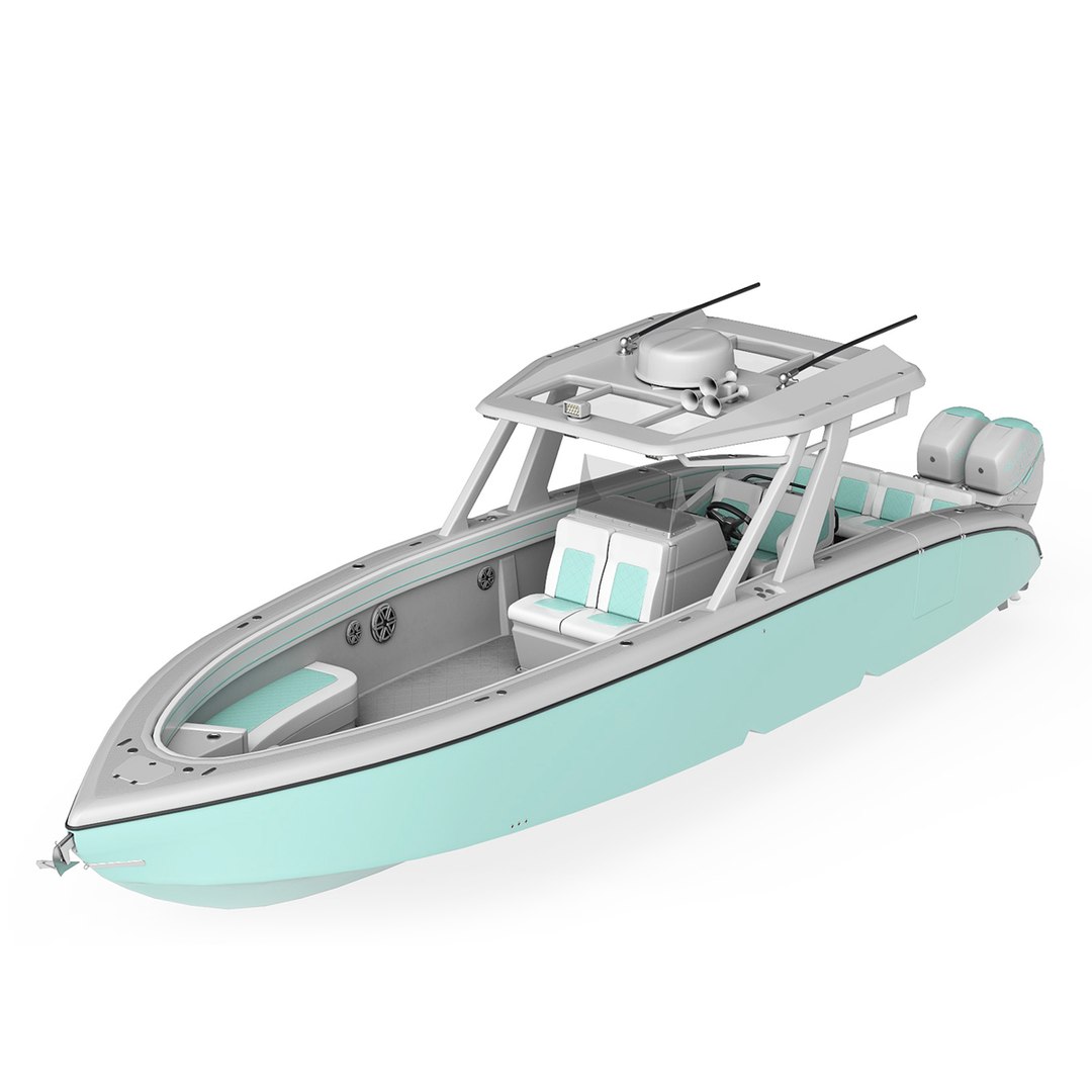 3D Motorboat Model - TurboSquid 2290410