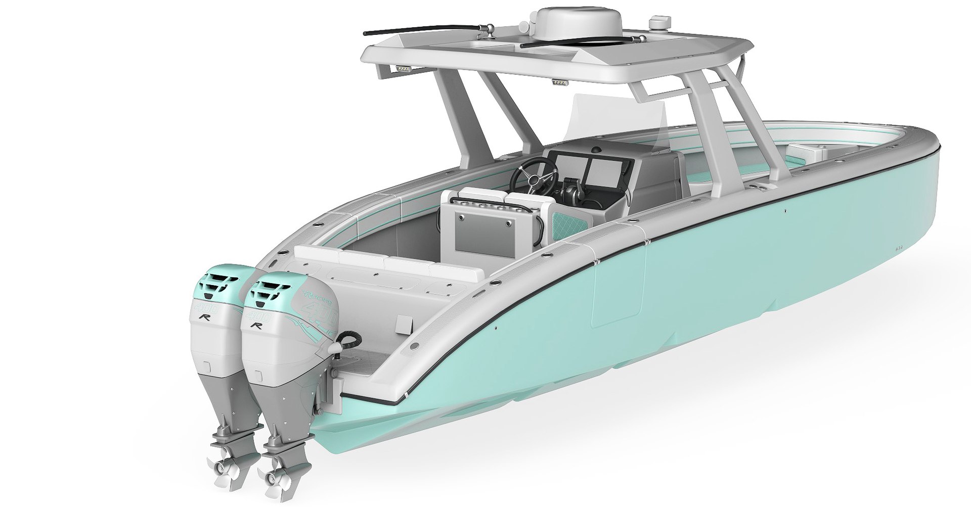 3D Motorboat Model - TurboSquid 2290410