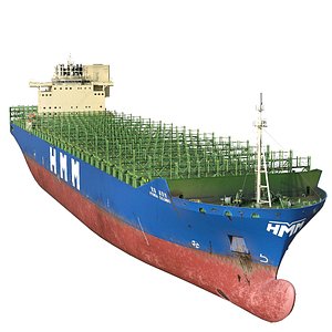 3D model COLOMBO Container Ship