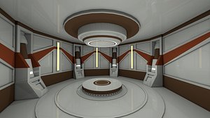 3D model Sci Fi Room