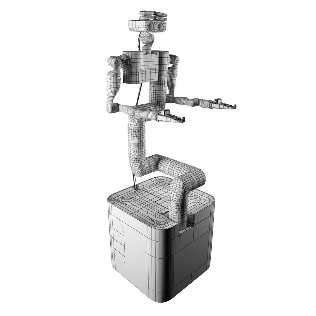 Robot House Assistant 3D Model - TurboSquid 1767561